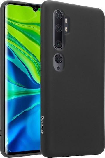 Crong Color Flexible Premium Back Cover Σιλικόνης Μαύρο (Xiaomi Mi Note 10 / Mi Note 10 Pro)