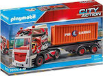 Playmobil City Action Φορτηγό Μεταφοράς Container για 4-10 ετών