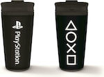 Pyramid International PlayStation Glass Thermos Stainless Steel Black MTM25993