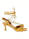 Fardoulis Leather Women's Sandals 609-07Λ Yellow