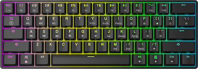 HK Gaming GK61 Gaming Mechanische Tastatur 60% mit Gateron Blau Schaltern und RGB-Beleuchtung (Englisch US)