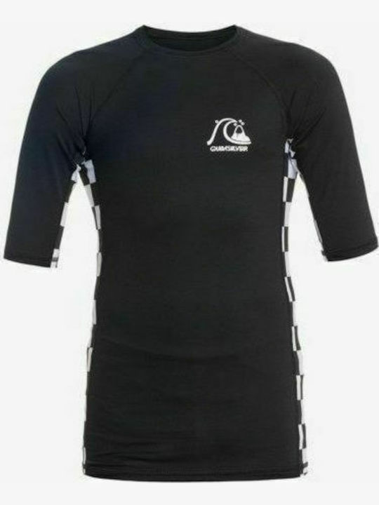 Quiksilver Arch Costum de baie pentru copii Bluză anti-UV Neagră