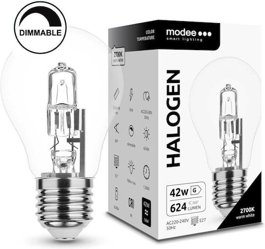 Modee Lighting Халогенна Лампа за Цокъл E27 с Мощност 42W