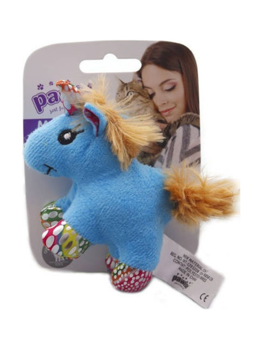 Pawise Meowmeow Life Unicorn With Catnip Cat Toy with Catnip Μπλε 9,5x12,5x4,5εκ.