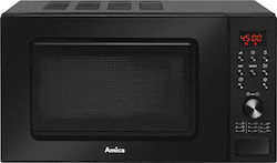 Amica AMGF20E1GB Φούρνος Μικροκυμάτων με Grill 20lt Μαύρος