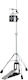 Dixon PSH-SP Hand Sanitizer Floor Stand with Foot Pedal