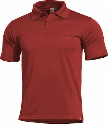 Pentagon Anassa Shirt Polohemd in Rot Farbe