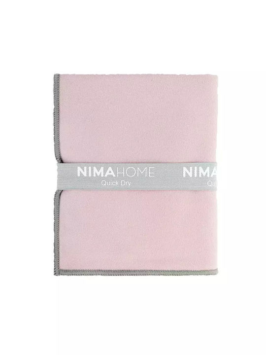 Nima Riva Microfiber Pink Gym Towel 90x50cm