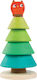 Tender Leaf Toys Jucărie de Stivuire Joc de stivuire brad din Lemn pentru 18++ Luni