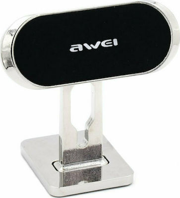 Awei Mobile Phone Holder Car X19 Silver with Magnet Silver