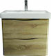 Gloria Curry Countertop without Sink L58xW44xH48cm Brown