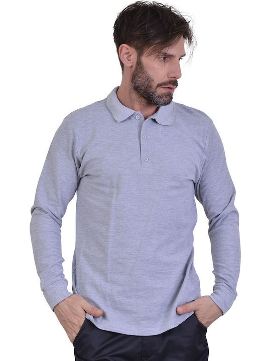 Gildan Men's Long Sleeve Promotional Blouse Gray 5911-051