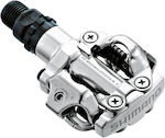 Shimano PD-M520 Clipless Bicycle Pedals Silver SPD 9/16