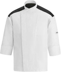 Egochef Coat Chef 100% Cotton made White with L...