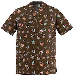 Egochef Bluse Koch Baumwolle Herren Mehrfarbig ...