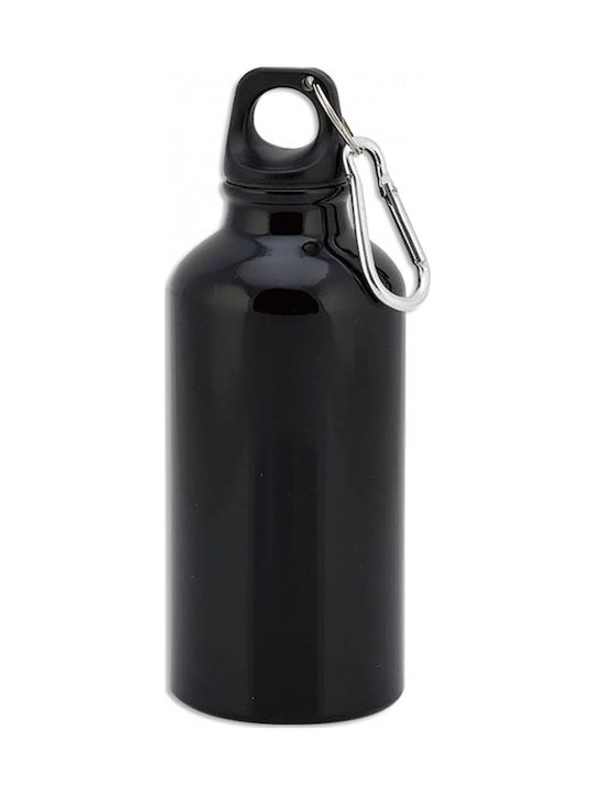 Martinez Albainox Barbaric Aluminum Water Bottle 400ml Black