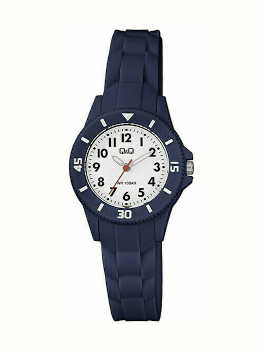 Q&Q Παιδικό Αναλογικό Ρολόι 30mm Μπλε