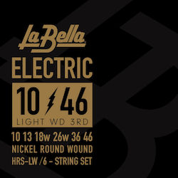 La Bella Electric Σετ Χορδών Nickel Wound Ηλεκτ...