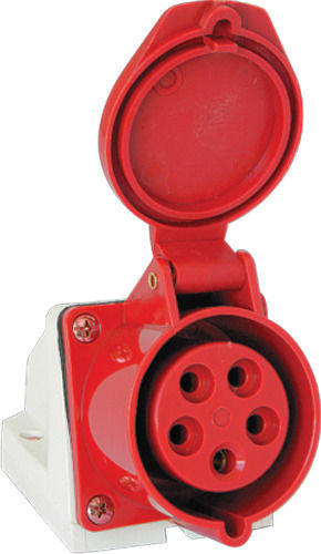 Elmark Жена Индустриален Контакт 63A IP44 3P+N+E 37135