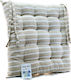 Chios Hellas Gartenstuhlkissen ΜΑ025 Striped Beige 40x40cm.