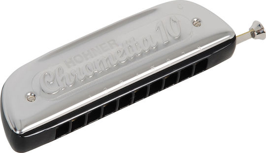 Hohner Chromatic Harmonica Chrometta 10 253/40 Key of C (Do) Major