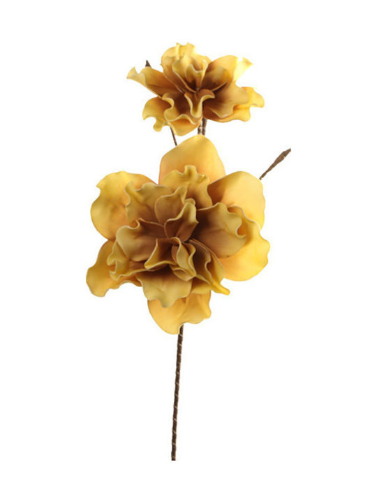 Keskor Ramură Decorativă Artificială Yellow 90cm 1buc