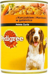 Pedigree Nassfutter mit Karotte und Huhn 1 x 400g