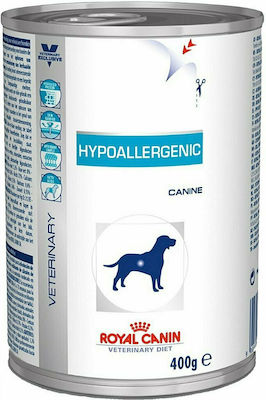 Royal Canin Hypoallergenic Canned Diet Wet Dog Food with Meat 1 x 400gr