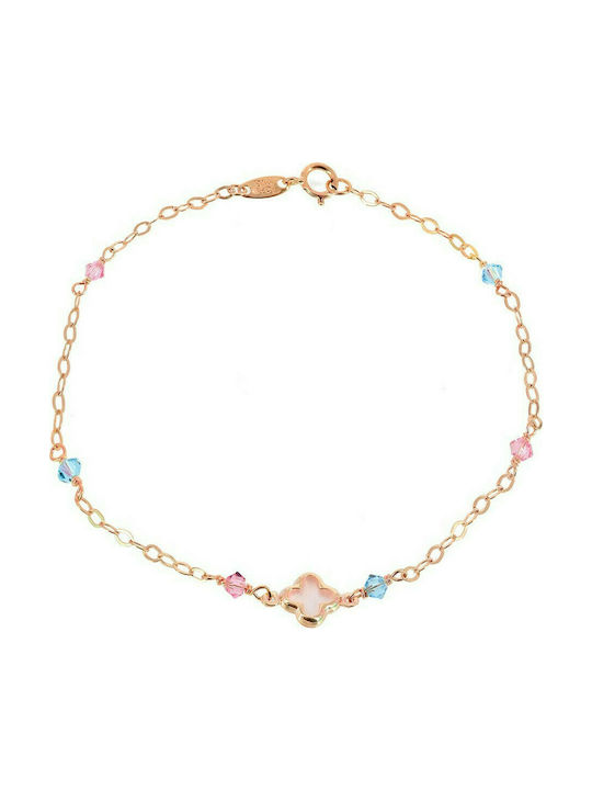 Children's bracelet VITOPOULOS Pink Gold 9K