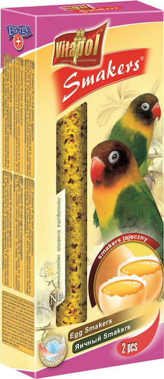 Vitapol Smakers Food Sticks for Budgerigars Egg 2pcs 80gr
