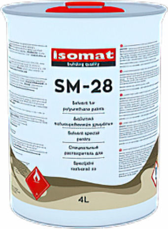 Isomat SM-28 Διαλυτικό Διάφανο Διαλυτικό Πολυουρεθανικών 750ml