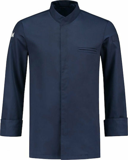 Le Nouveau Chef Coat Chef Blue with Long Sleeve Alain