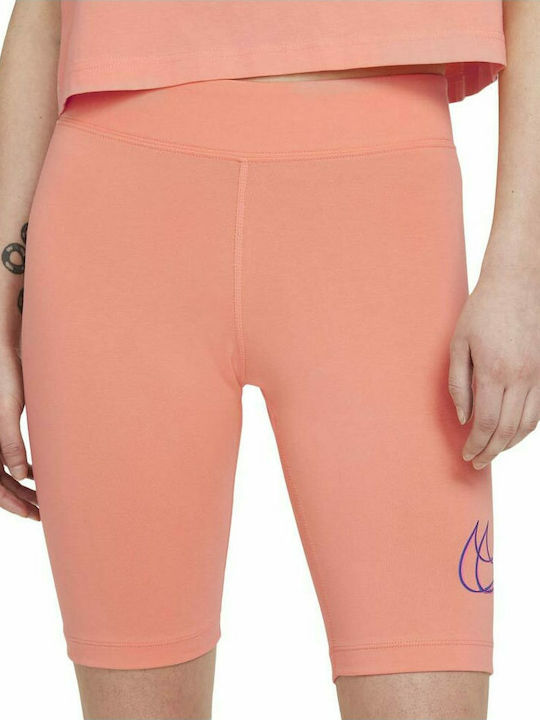 Nike Essential Women's Bike Training Legging High Waisted Orange