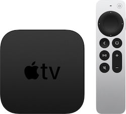 Apple TV Box TV 4K 4K UHD με WiFi και 32GB Αποθηκευτικό Χώρο με Λειτουργικό tvOS και Siri