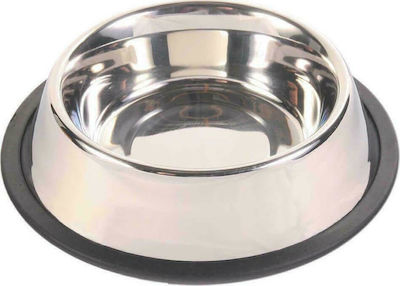 Trixie Stainless Bowls Dog Food & Water Silver 450ml