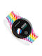 Watchitude Ceas digital pentru copii cu curea din cauciuc/plastic Multicolor