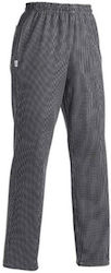 Egochef Chef Gray Pants with Elastic Waist