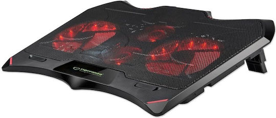 Esperanza Buran Cooling Pad για Laptop έως 17.3" με 4 Ανεμιστήρες και Φωτισμό