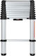 Telesteps Telescopic Ladder Aluminum 9 of Steps with Maximum Height 3m Eco Line 430494