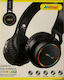 Andowl Q-S70 Über Ohr Gaming-Headset mit Verbindung Bluetooth Schwarz