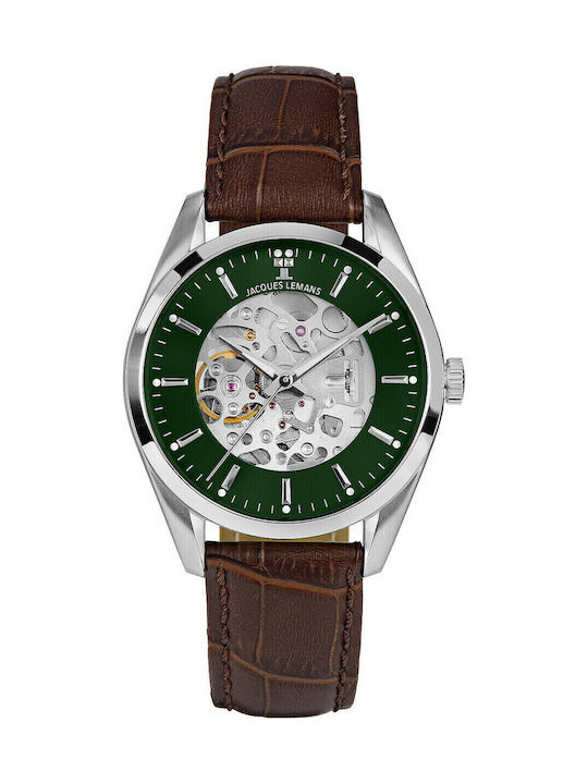 Jacques Lemans Derby Мъжки Часовник 40мм Автома...