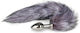 Easytoys Fox Tail Plug No 6 Dop Anal Silver 8cm