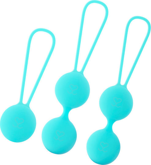Amoressa Osian Set Premium Silicone Vaginalbälle Türkis
