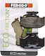 Ferodo Plăcuțe de frână pentru motociclete Partea din spate Eco Friction Yamaha TTR 250/Kawasaki Klx 600 R 1993 pentru Husqvarna Magazin online Kawasaki KLX 250 / Magazin online KDX / KX 250 Yamaha DT 125 - DT 125 / XT / TTR - Magazin online / DT / Magazin online / Magazin online / YZ 125