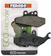 Ferodo Τακάκια Μοτοσυκλέτας Εμπρός Eco Friction Yamaha Xt 125 X 2008/ Gilera Runner FX VXR 125 (00-01) για Gilera Runner Piaggio Beverly 250 Yamaha XT 125 / XT