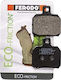 Ferodo Motorcycle Brake Pads Eco Friction Beverly Cruiser 500 07-12/ Beverly 500 02-06 for Aprilia RSV4 / Caponord Ducati Cruiser / Multistrada / Hypermotard Gilera Nexus Keeway Cruiser Piaggio X8 / X9 125 / Beverly 400 / Beverly 500