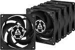 Arctic P8 80mm 3-Pin Case Fan 5-pack