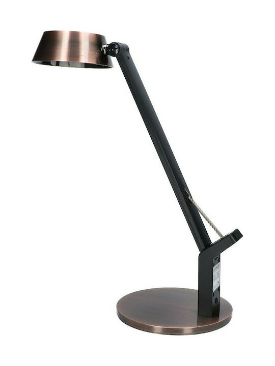 MaxCom ML4400 LED Office Lamp with Foldable Arm in Copper Color