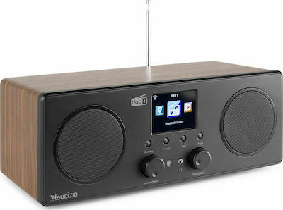 Audizio Bari Radio de masă Cu alimentare la rețea DAB+ cu Bluetooth Maro