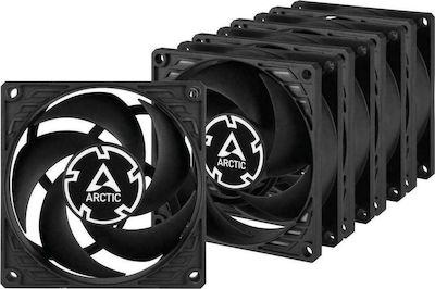 Arctic P8 PWM PST Case Fan 80mm με Σύνδεση 4-Pin / 4-Pin Molex 5τμχ